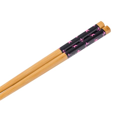 Pink 20 Ounces Ceramic Ramen Noodle Rice Bowl with Chopsticks O161642