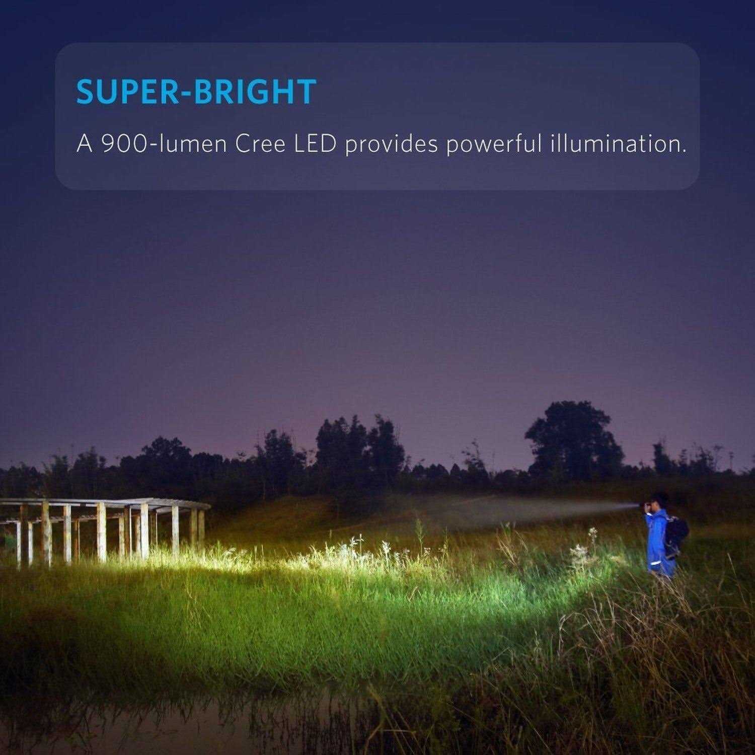 Rechargeable LED Flashlight with 900 Lumens S939575