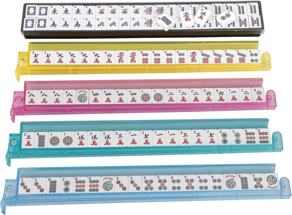 166 Tiles Mah Jongg Set with Burgundy Bag F9351