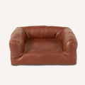 Faux Leather Brown Couch I447298