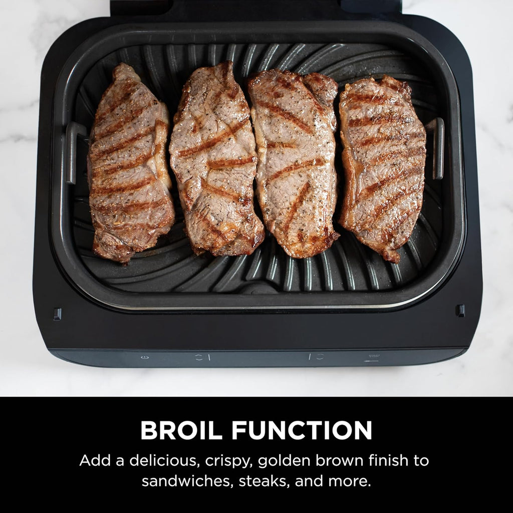 Black Indoor Grill with Air Fry H510900