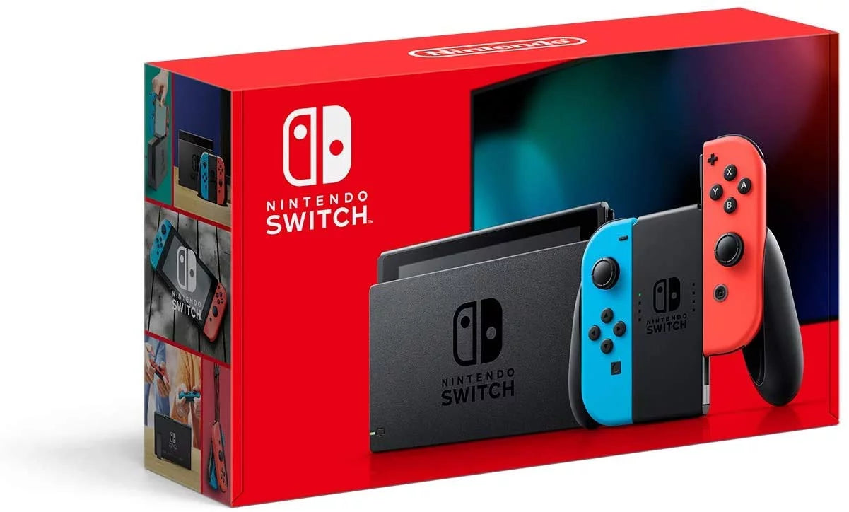 Neon Blue and Neon Red Joy-Con 32GB Console with 6.2" Touchscreen LCD Display Z589461