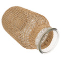 Woven Rattan Glass Vase N900797