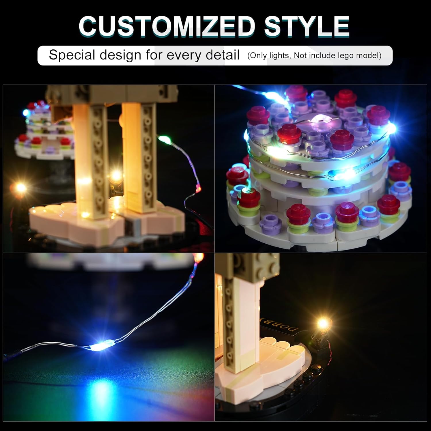 LED Light Kit for Lego 76421 (Lights Only) H470