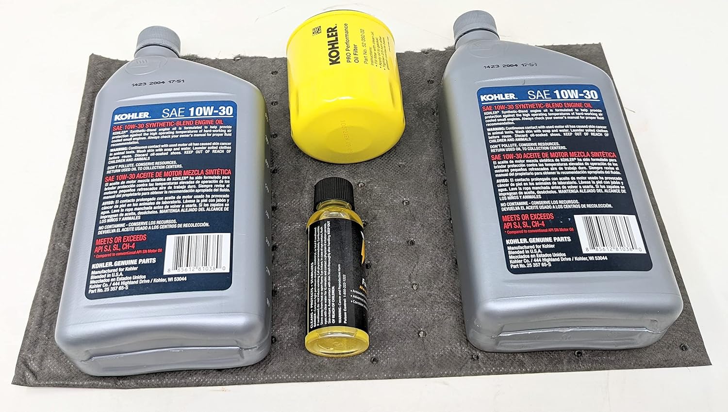 Oil Change Kit with 10W30 Oil and Fuel Treatment G417714