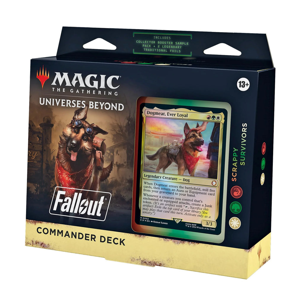 Fallout Commander Deck Scrappy Survivors Trading Card Game J44130