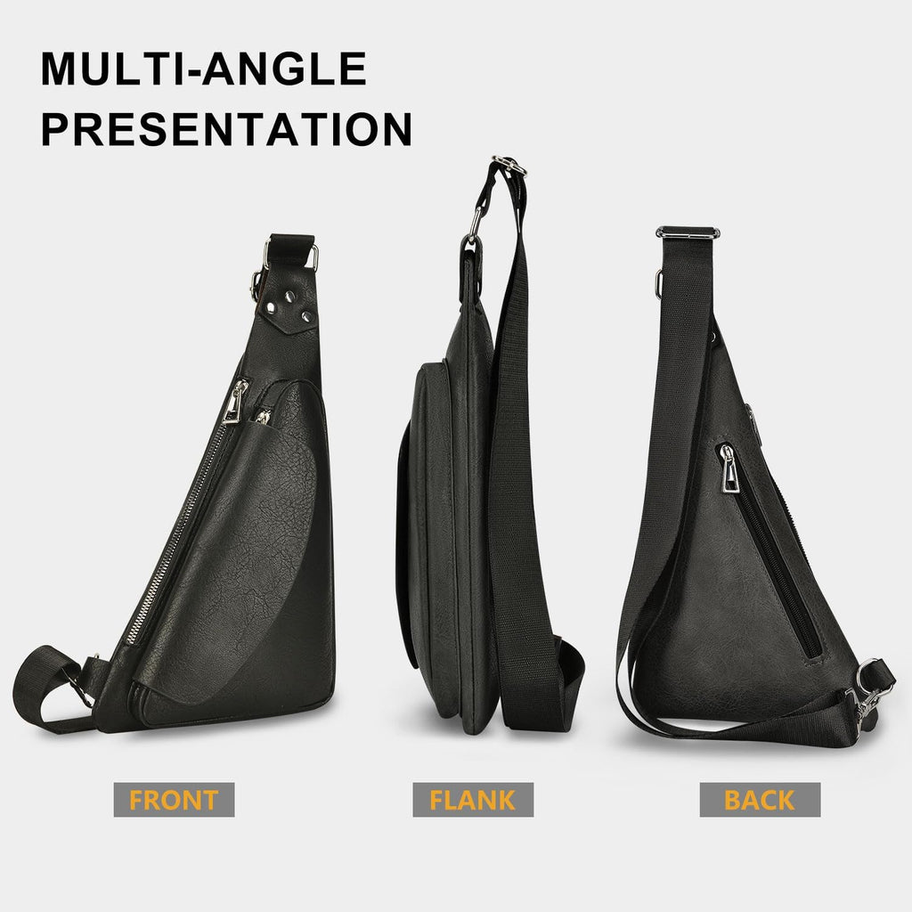 Leather Crossbody Sling Bag F682524