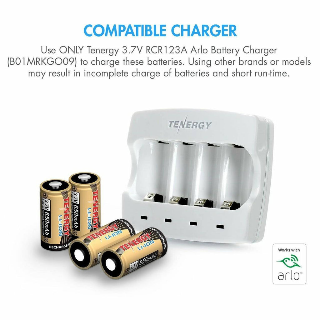 24-Pack Rechargeable Li-ion 3.7V 650mAh Batteries F95426
