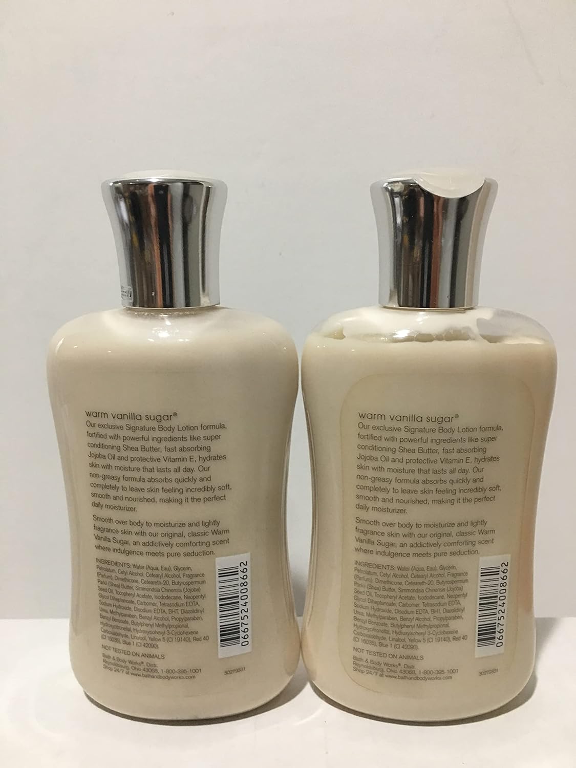 8 fl oz Pack of 2 Warm Vanilla Sugar Lotion L23244