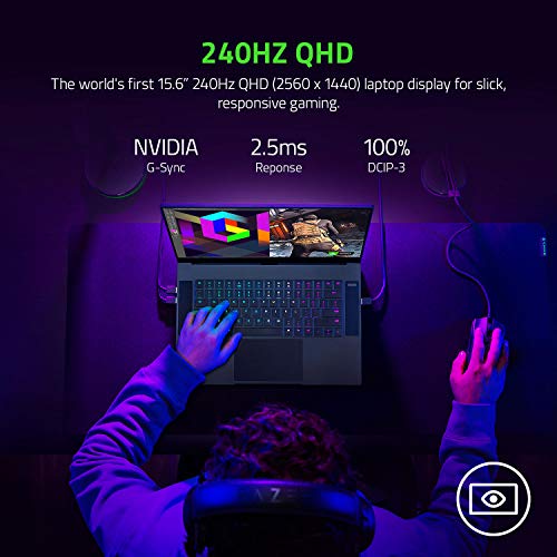 15.6" QHD 240Hz Gaming Laptop with RTX 3070, i7, 16GB RAM, 1TB SSD, CNC Aluminum Y608342