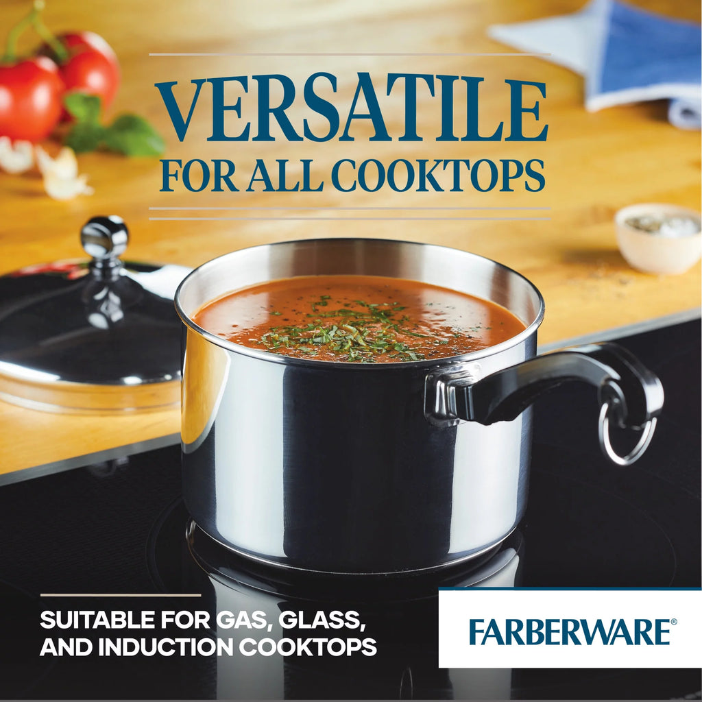 3-Quart Stainless Steel Saucepan with lid R345