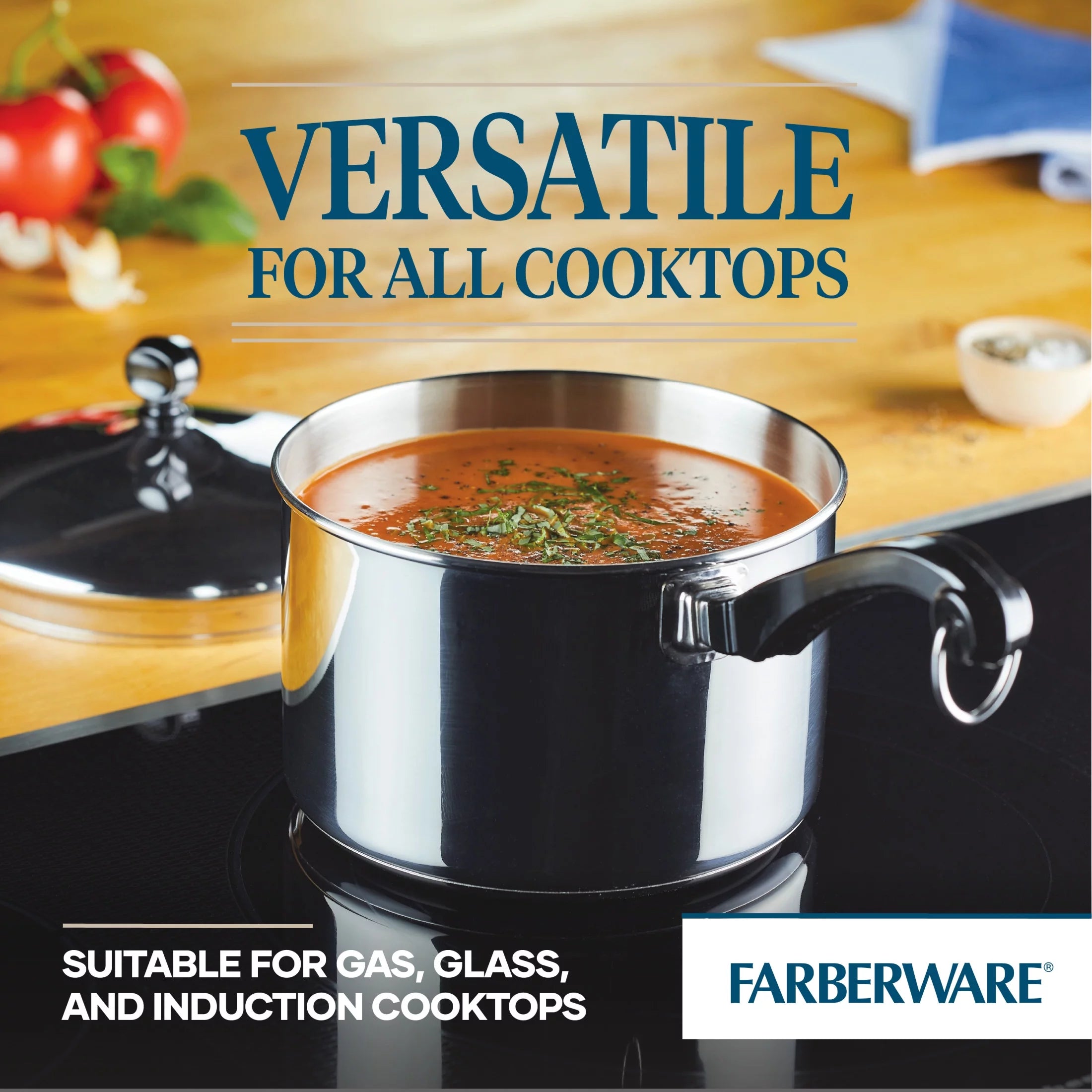 3-Quart Stainless Steel Saucepan with lid R345