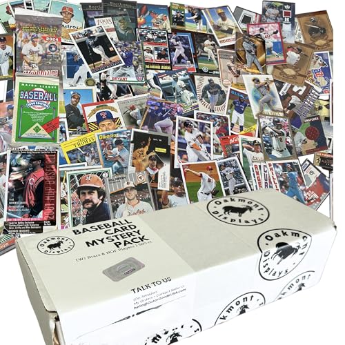 500 Cards Plus Sealed Pack Baseball Card Mystery Box G27447