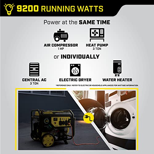 15,000-Watt Portable Generator with Electric Start B4703