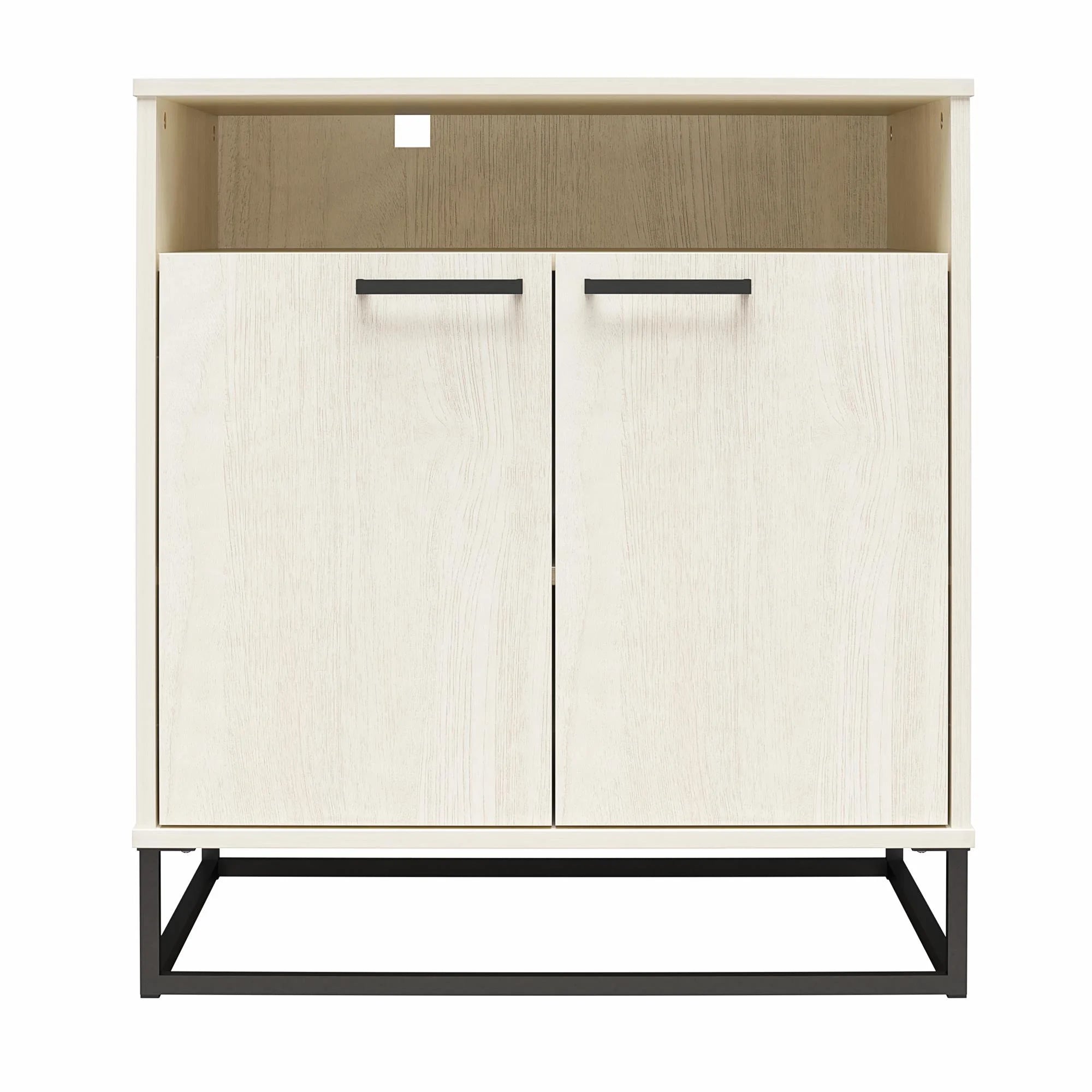 Ivory Oak 2 Door Accent Cabinet I285377