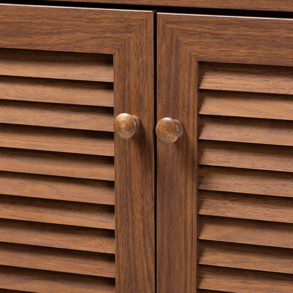 Walnut Shoe Cabinet E3401