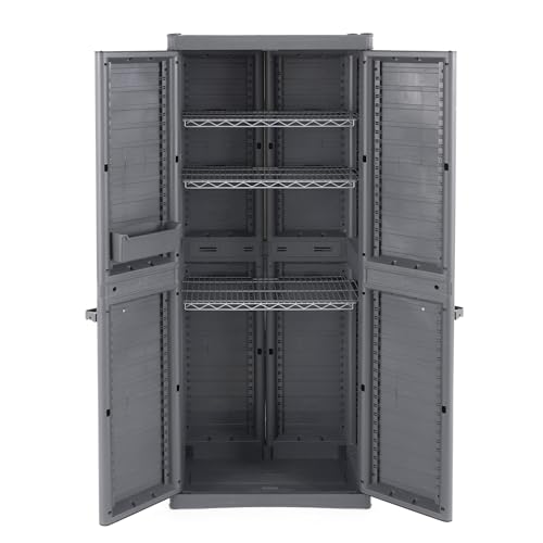 Heavy Duty Base Cabinet with 2 Adjustable Metal Shelves W301765