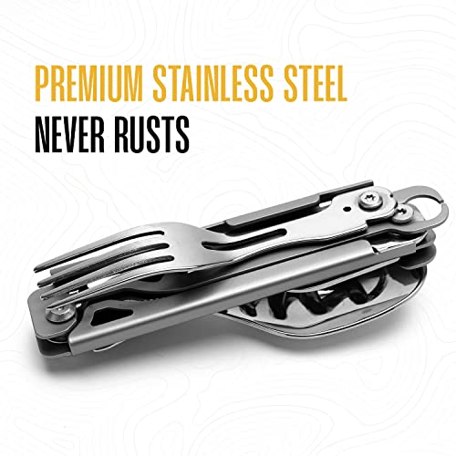 10 In 1 Stainless Steel Pocket Hatchet Multi tool With Sheath S56211