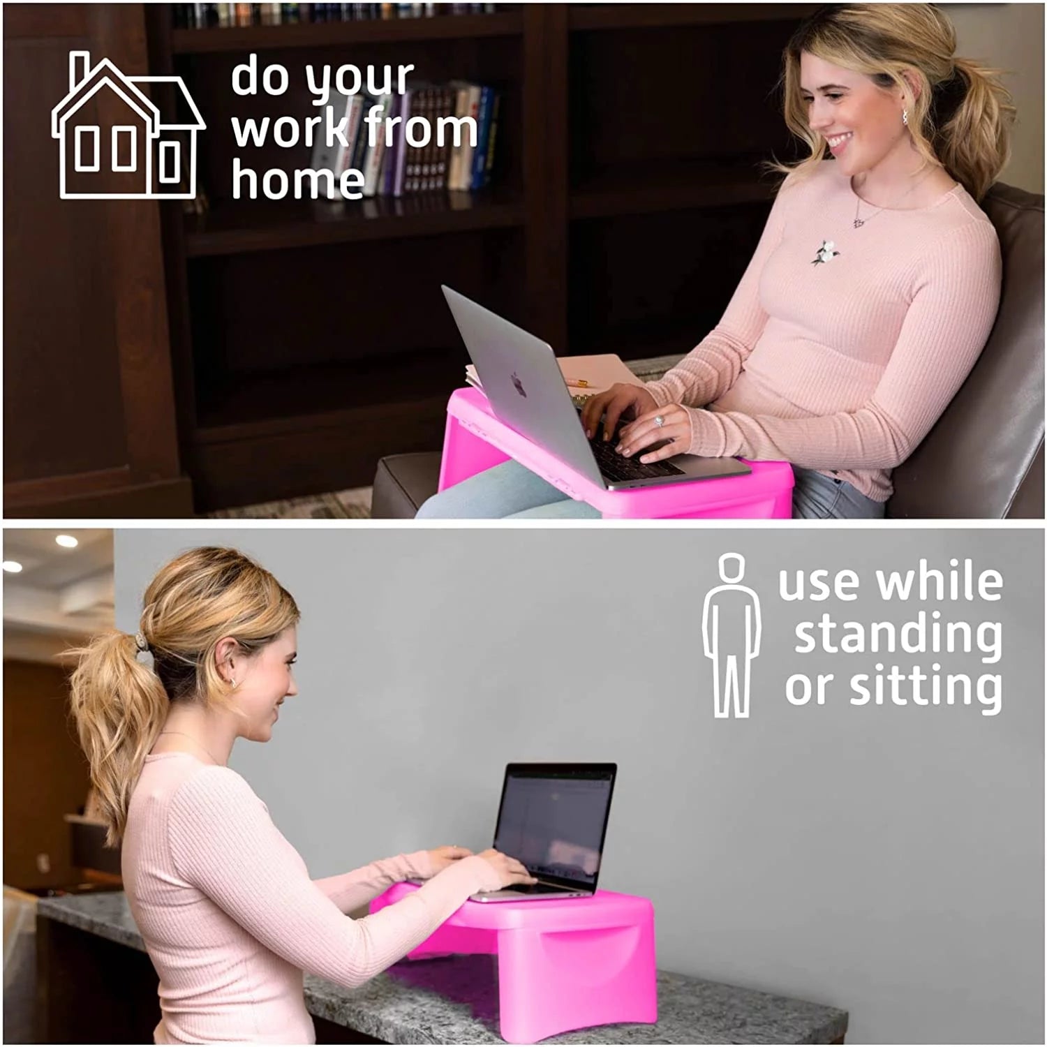 Pink Folding Lap Desk J9333