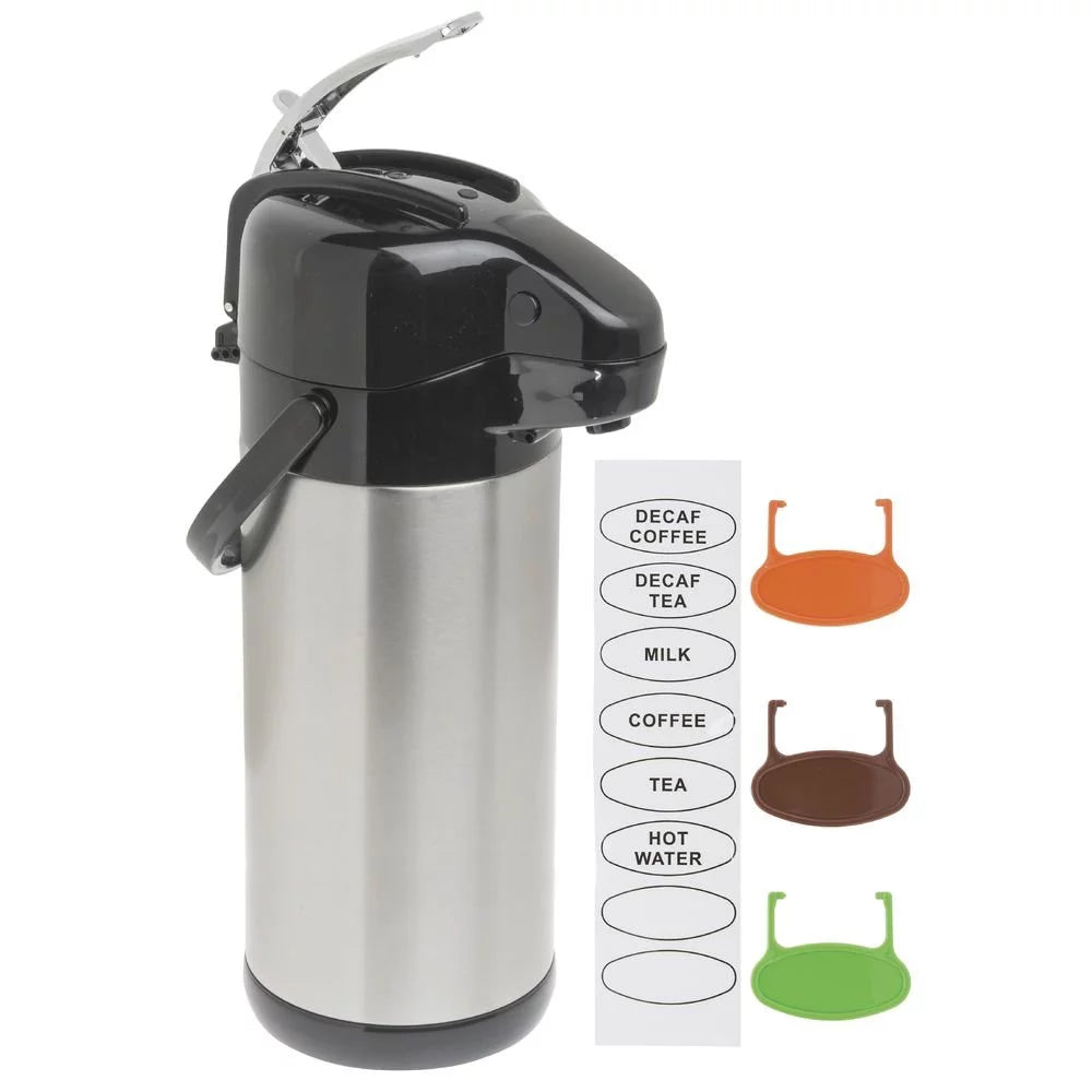 3 Liter Stainless Steel Coffee Server with Lever Lid U999