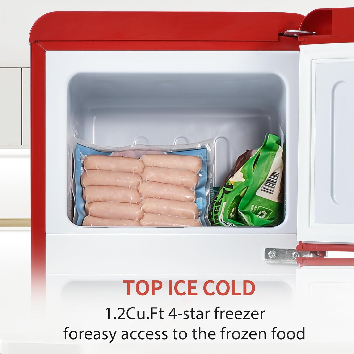 Compact Retro Refrigerator, 4.5 cu. ft. Dual Zone Q548
