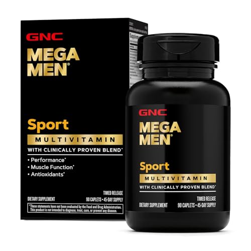 Mega Men Sport Multivitamin Caplets, Timed Release, 180 ct I3249