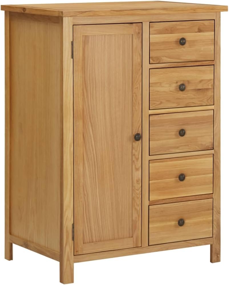 Solid Oak Wood Wardrobe J315200