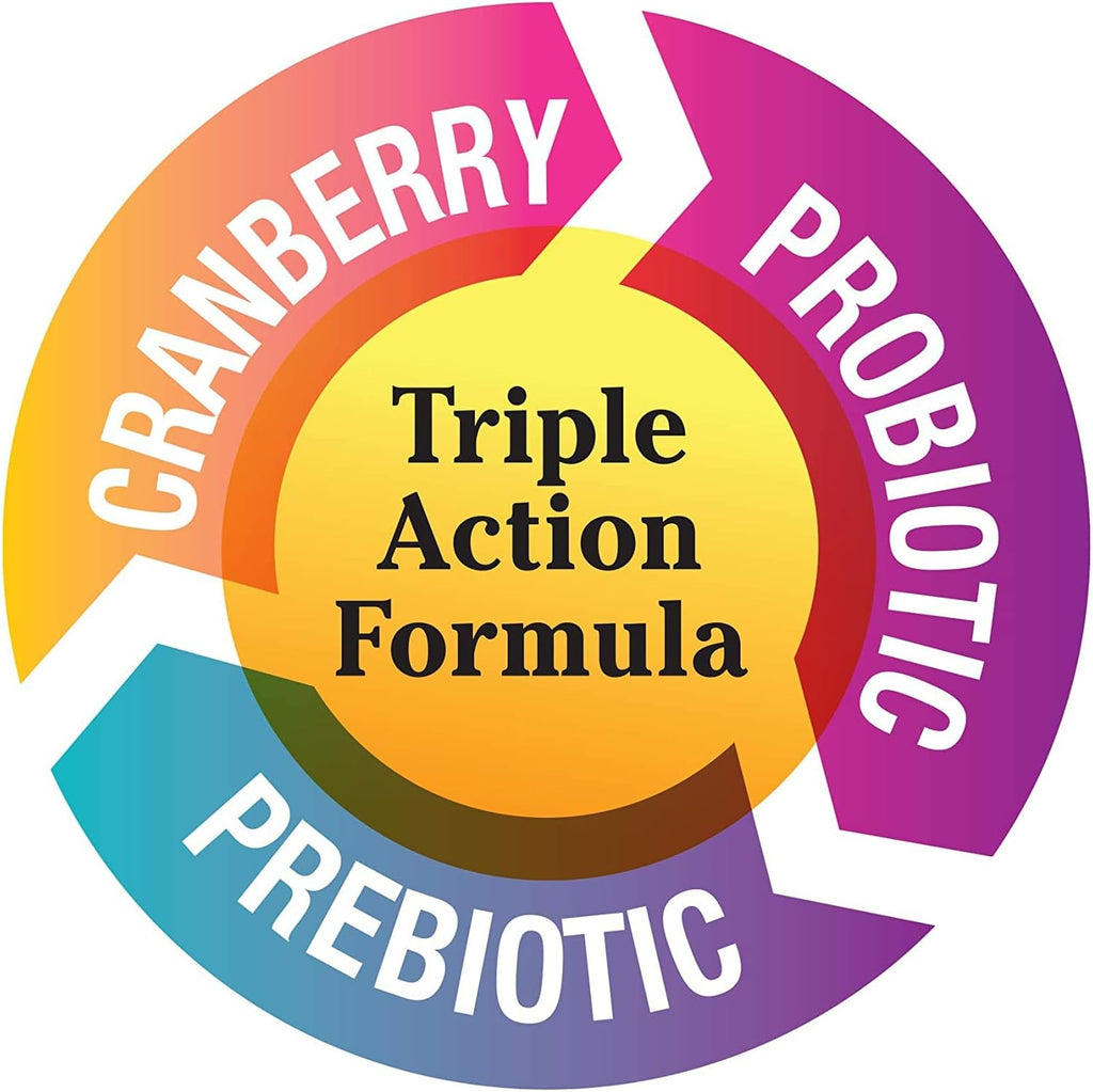 120 Capsules Probiotics with Prebiotics and Cranberry Supplement C698073