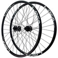 26" Mountain Bike Wheelset Center-Locking Disc Brakes Rims Sealed Bearing Hubs Thru Axle Wheel Set V186597