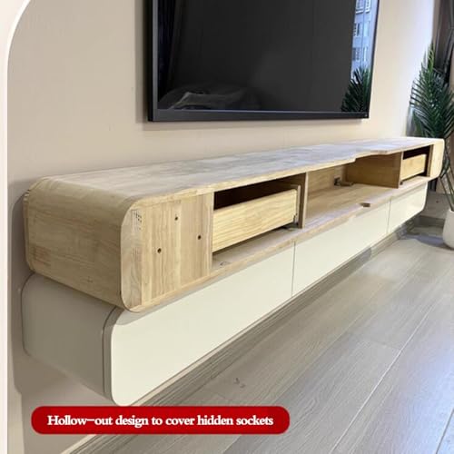 Black Wall-Mounted TV Cabinet 180 * 18 * 24cm V505