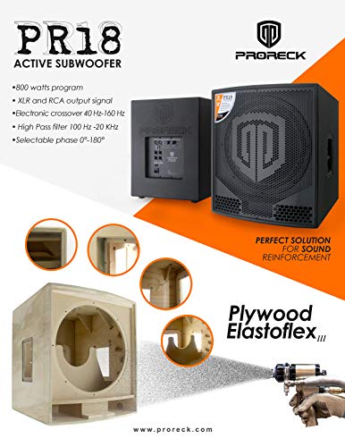 18 inch Active Powered PA DJ Subwoofer X1487