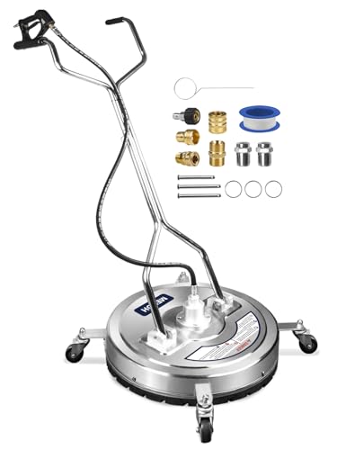22'' 4500PSI Stainless Steel Surface Cleaner Attachment with Wheels R4191