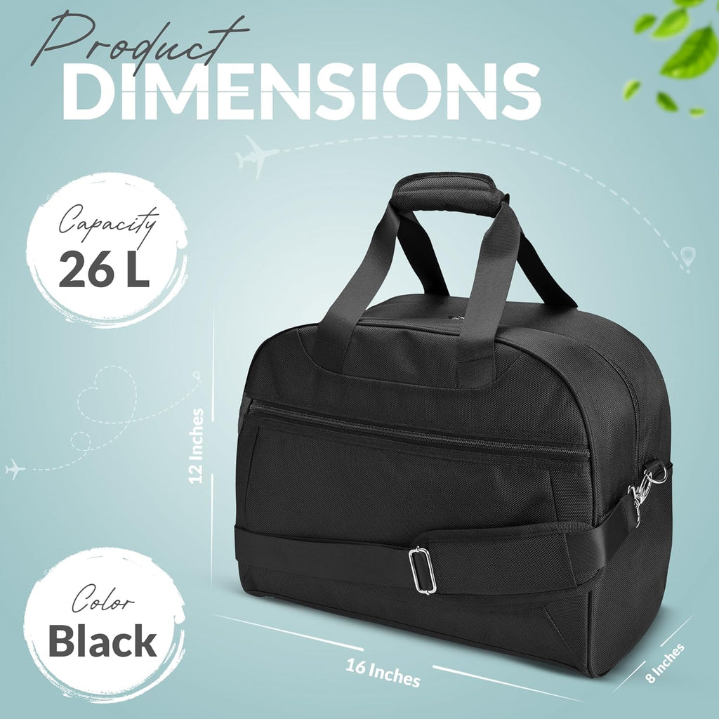 Nylon Underseat Carry-On Duffel Bag R357