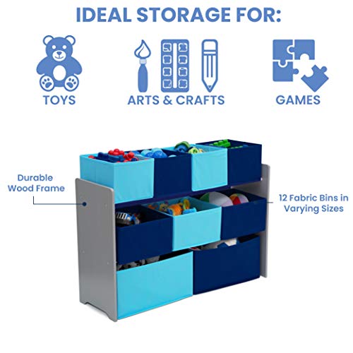 White/Pink Toy Organizer with Storage Bins C75874