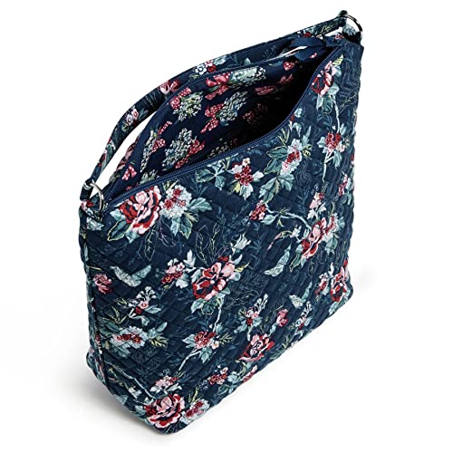Cotton Oversized Hobo Shoulder Bag Q537703