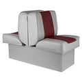 Grey Navy Lounge Seat and Mid-Back Fishing Boat Seat W332