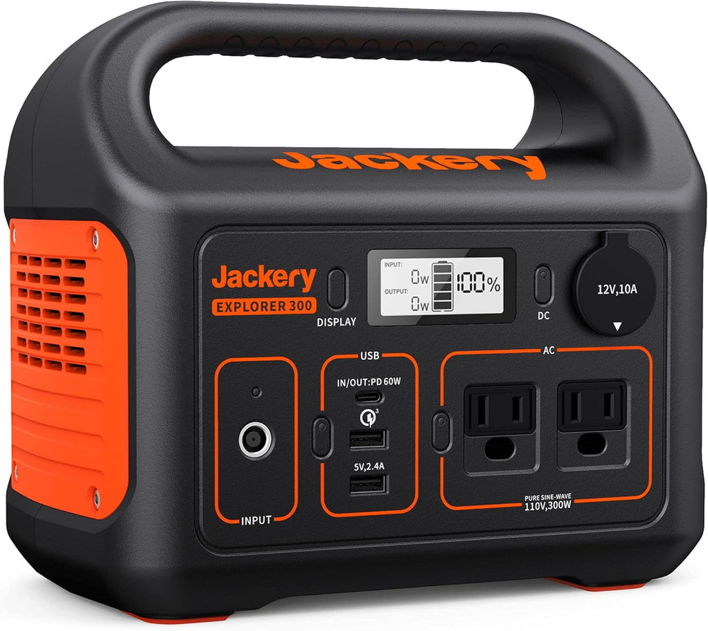293Wh Portable Lithium Power Station with 300W AC Outlet C831440