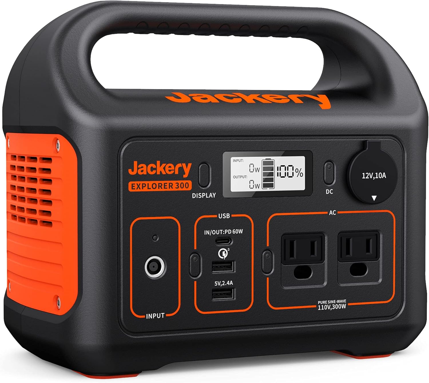 293Wh Portable Lithium Power Station with 300W AC Outlet C831440