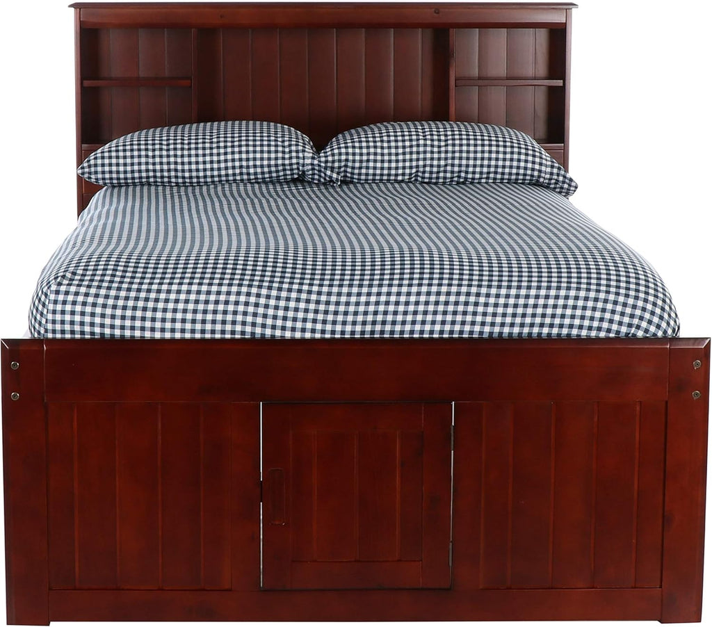 Full Bookcase Bed with 6 Drawers V922