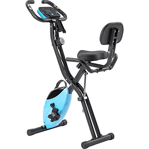 2 In 1 Recumbent and Upright Exercise Bike with Magnetic Resistance J435