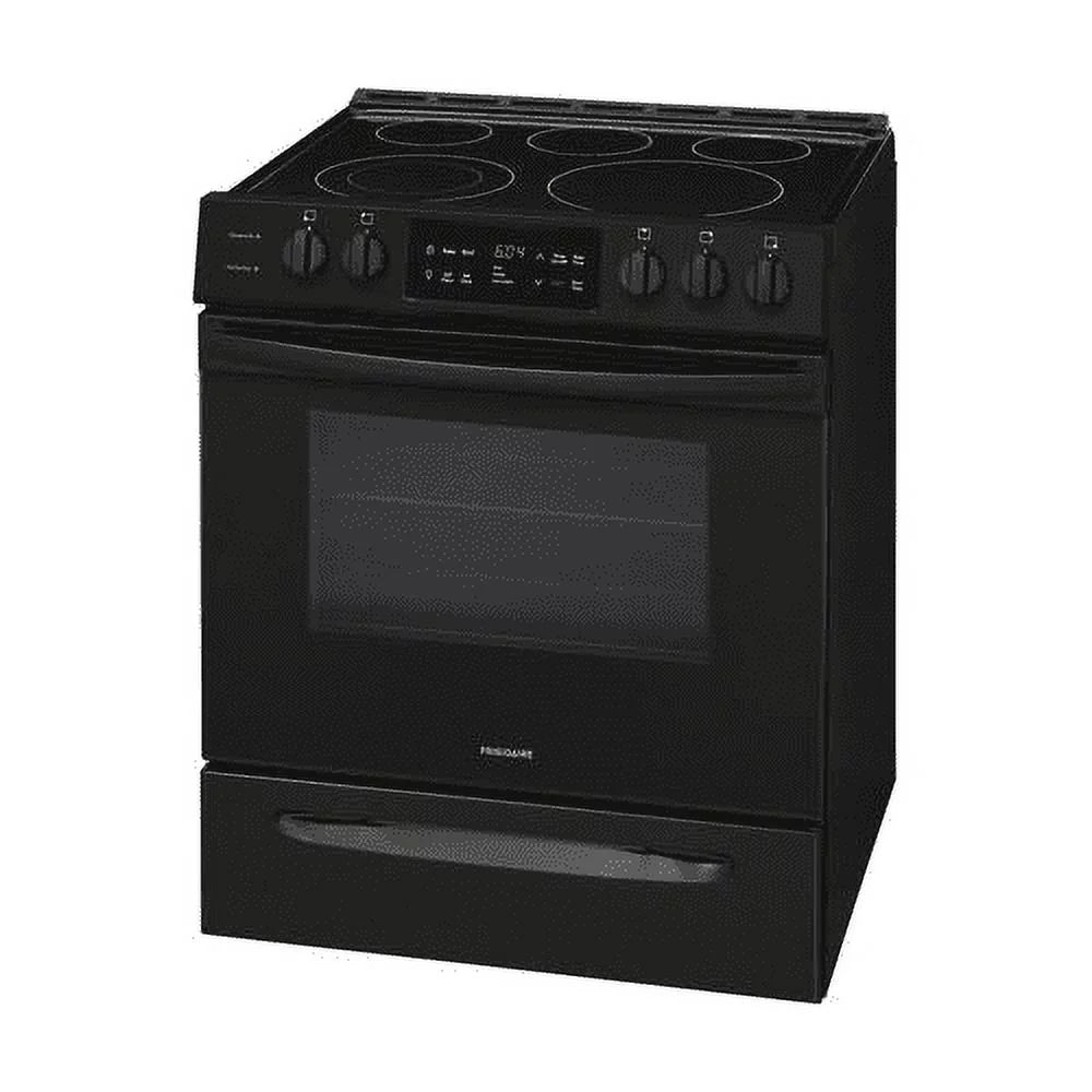 Black 30 in Freestanding Range with Self-Cleaning H341412