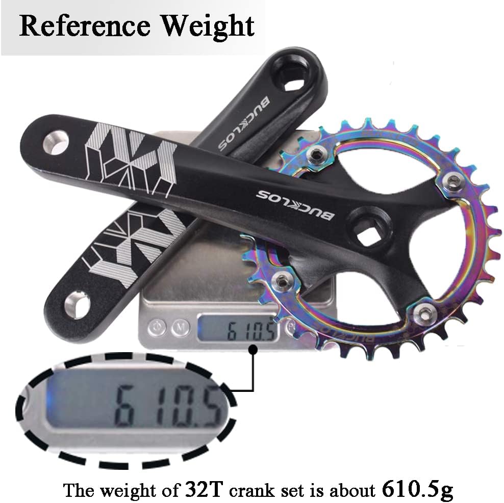 Multicolor 30T 170mm Square Taper Crankset F937