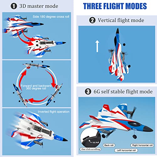 4 Channel Remote Control Airplane with Two Batteries A5916