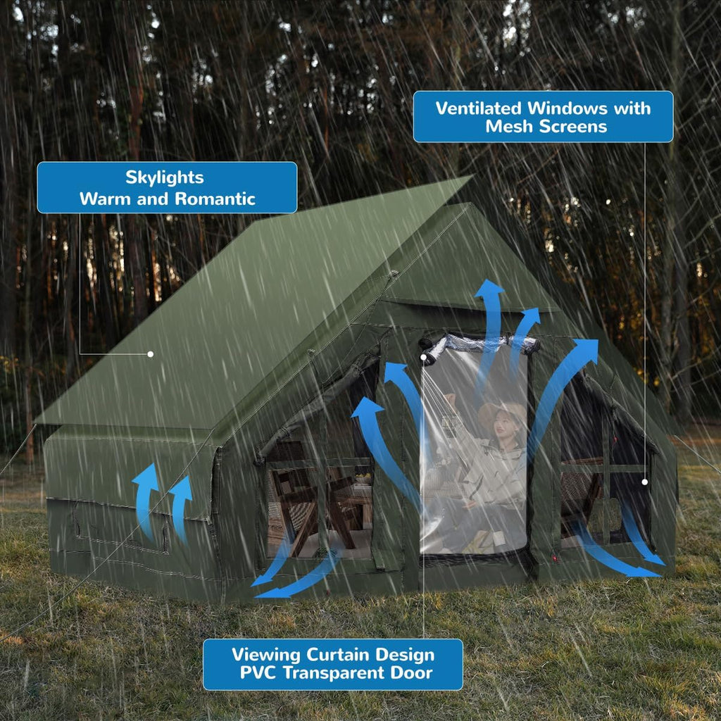 4 Season Inflatable Waterproof Camping Tent Q971759