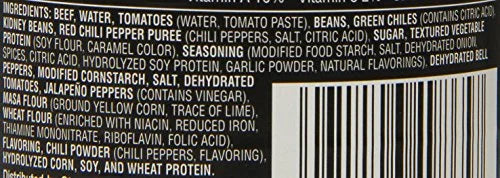 6 Count 15 Ounce Chili with Beans D264