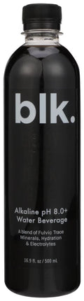 Blk Beverages Spring Water Fulvic Infused Mineral Water, 16.9 Fl Oz. H9615