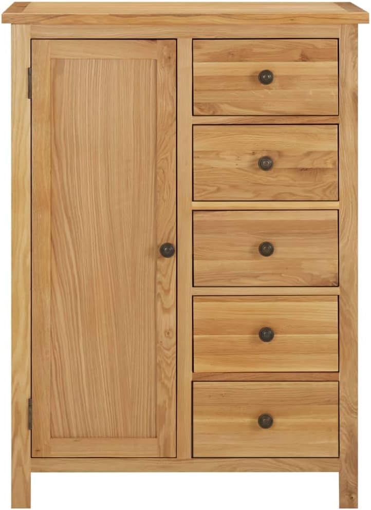 Solid Oak Wood Wardrobe J315200