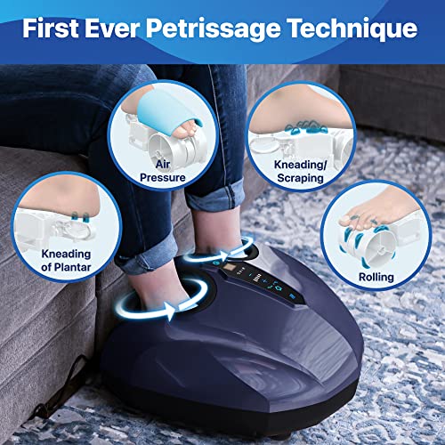 Foot Massager Machine with Deep-Kneading, Compression, Shiatsu, and Heat B509148