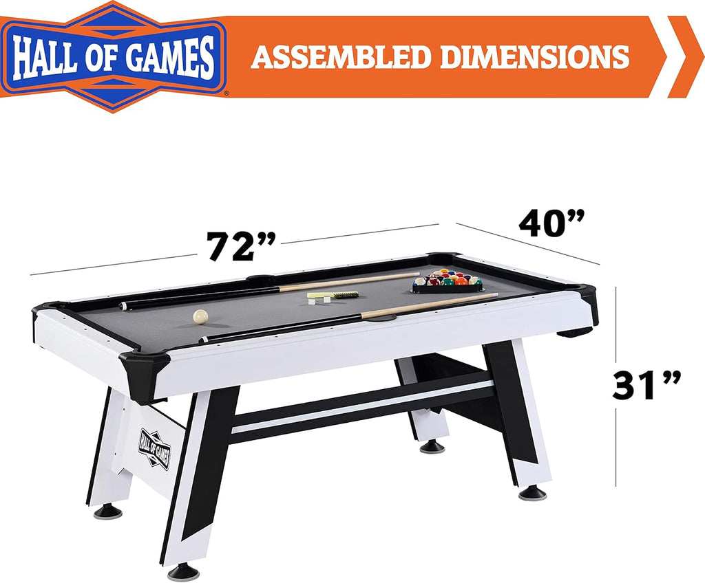 Pool Tables with Preassembled Playfields and Billiard Accessory Set K574298