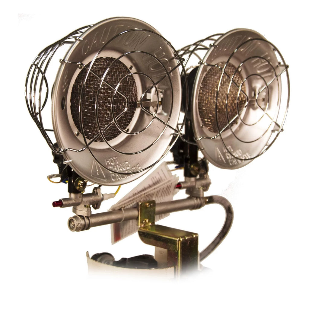 Double Burner Outdoor Propane Tank Top Radiant Heater P4492